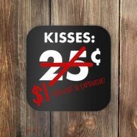 25 Cent Kisses College Is Expensive Retro  Coaster thumb 0