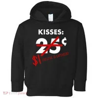 25 Cent Kisses College Is Expensive Retro  Toddler Hoodie thumb 0