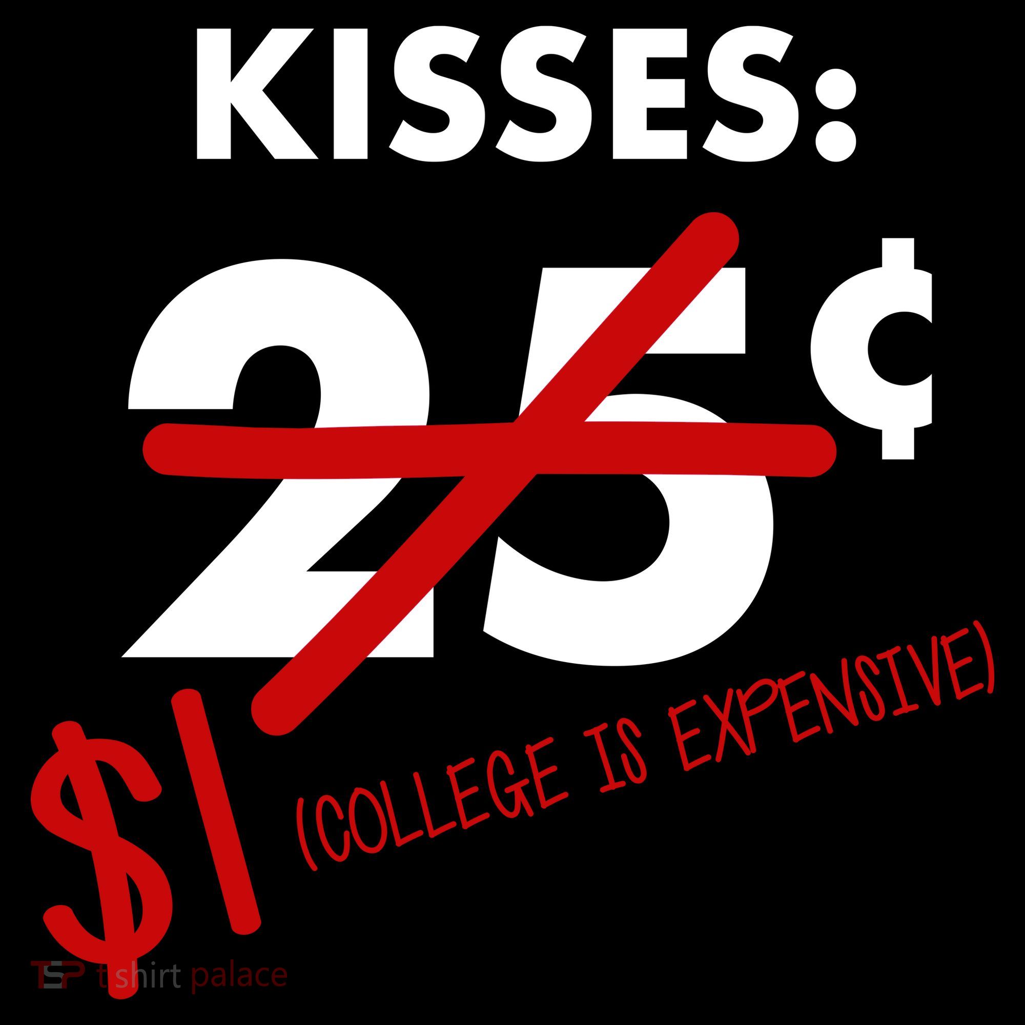 25 Cent Kisses College Is Expensive Retro  Toddler Hoodie