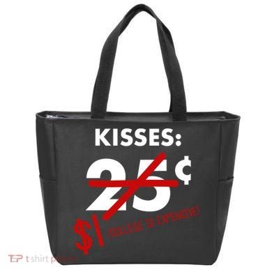 25 Cent Kisses College Is Expensive Retro  Tote Bag