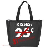 25 Cent Kisses College Is Expensive Retro  Tote Bag thumb 0