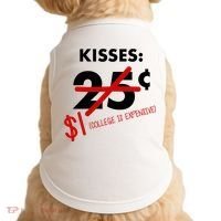 25 Cent Kisses College Is Expensive Retro  Doggie Tank thumb 0