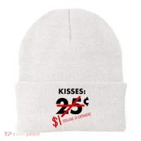 25 Cent Kisses College Is Expensive Retro  Beanie thumb 0