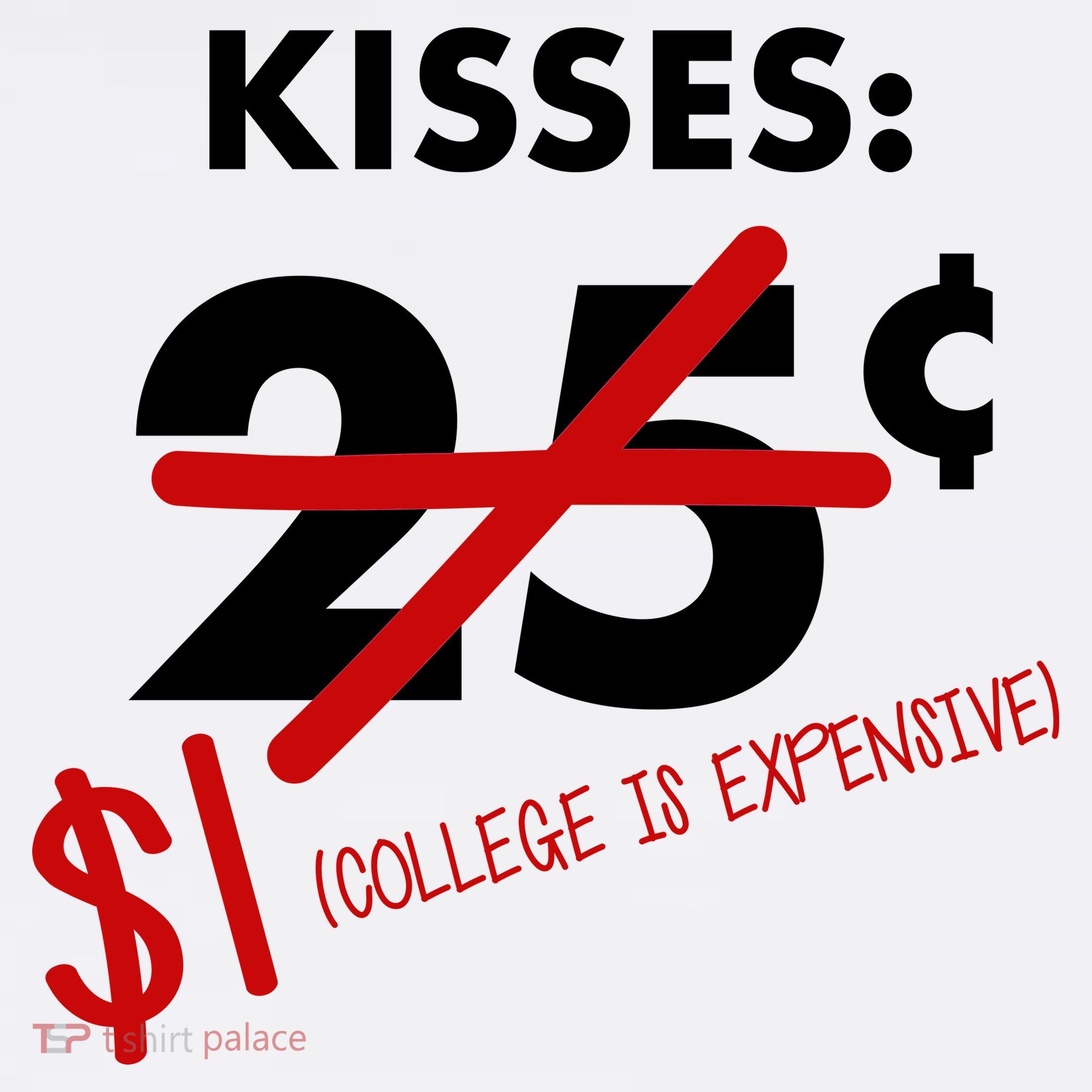 25 Cent Kisses College Is Expensive Retro  Ornament