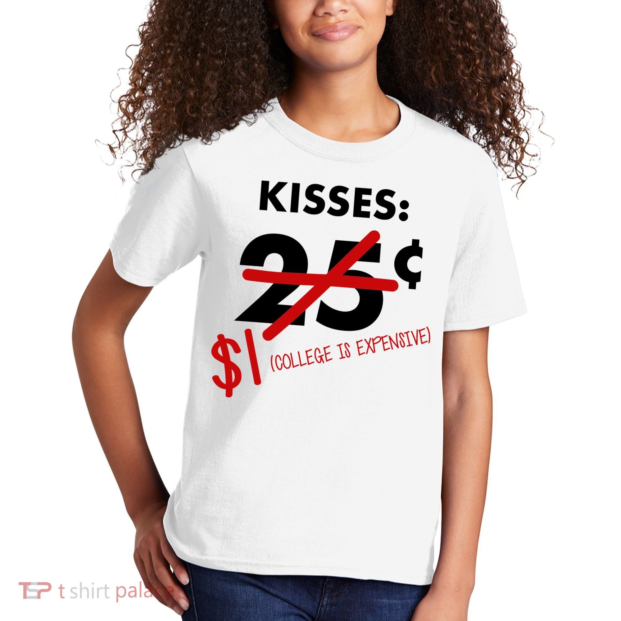 25 Cent Kisses College Is Expensive Retro  Kids T-Shirt