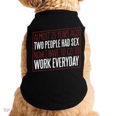 25th Birthday Funny Doggie Tank