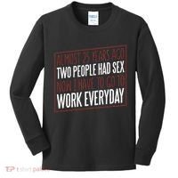 25th Birthday Funny Kids Long Sleeve Shirt thumb 0