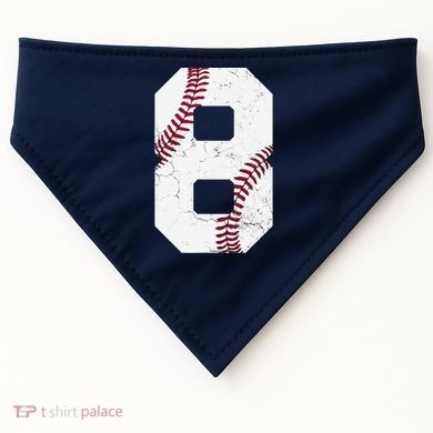 2016 8th Birthday Gift 8 Years Old Baseball Eighth USA-Made Doggie Bandana