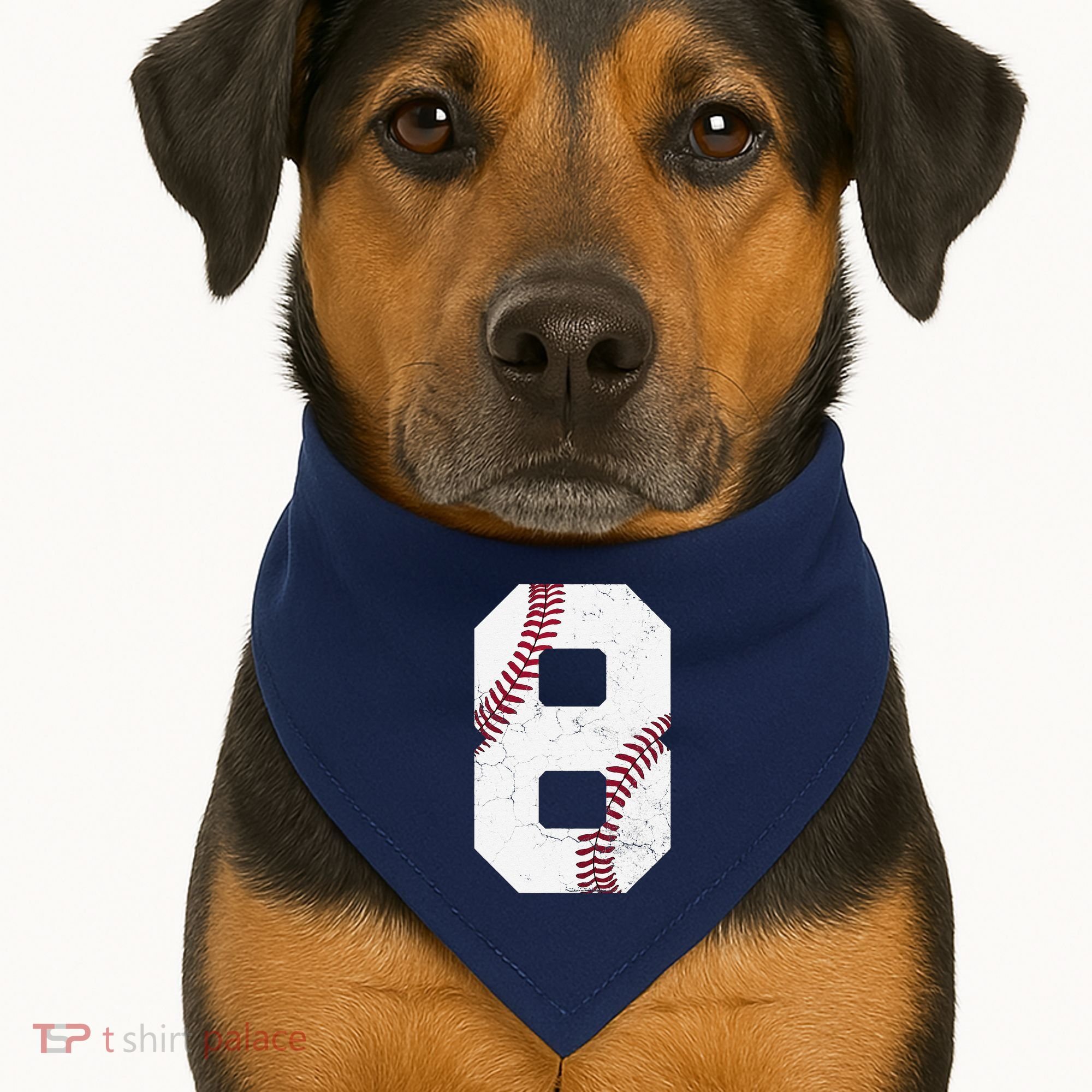 2016 8th Birthday Gift 8 Years Old Baseball Eighth USA-Made Doggie Bandana