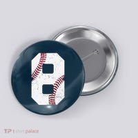 2016 8th Birthday Gift 8 Years Old Baseball Eighth Button thumb 0