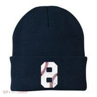 2016 8th Birthday Gift 8 Years Old Baseball Eighth Beanie thumb 0