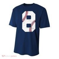 2016 8th Birthday Gift 8 Years Old Baseball Eighth Youth Performance Sprint T-Shirt thumb 0