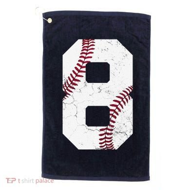 2016 8th Birthday Gift 8 Years Old Baseball Eighth Golf Towel