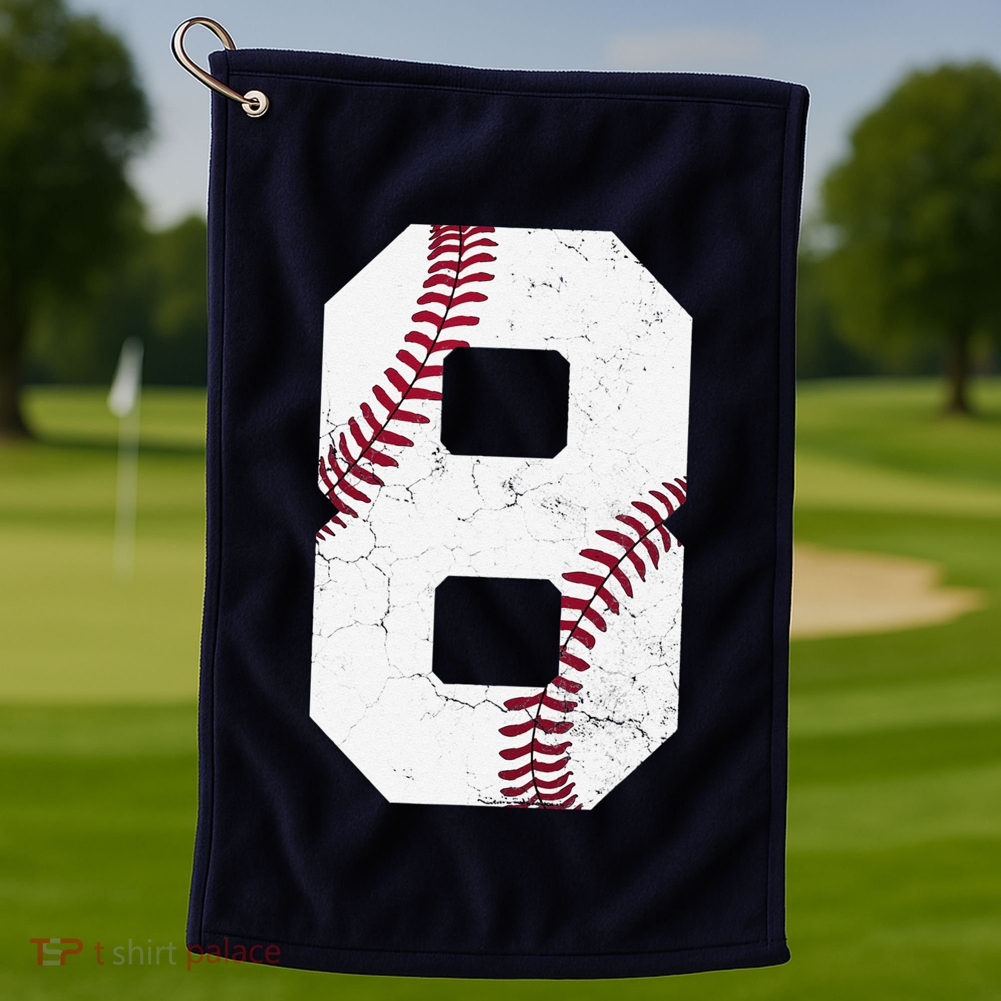 2016 8th Birthday Gift 8 Years Old Baseball Eighth Golf Towel
