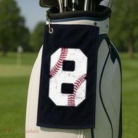 2016 8th Birthday Gift 8 Years Old Baseball Eighth Golf Towel thumb 2
