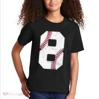 2016 8th Birthday Gift 8 Years Old Baseball Eighth Kids T-Shirt thumb 2