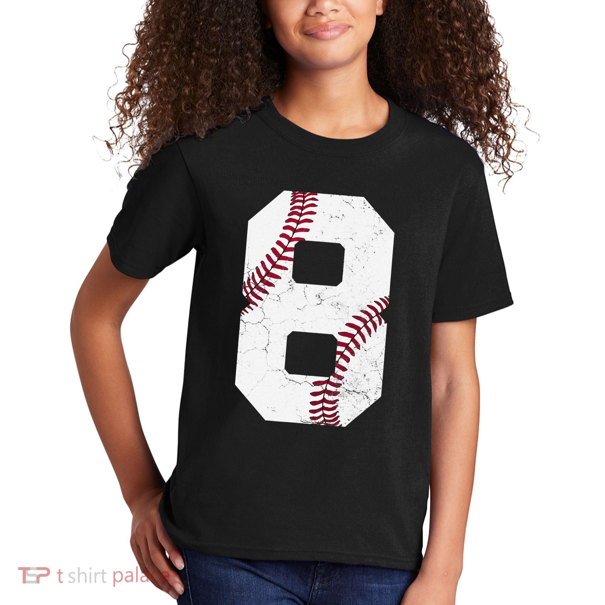 2016 8th Birthday Gift 8 Years Old Baseball Eighth Kids T-Shirt