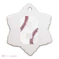 2016 8th Birthday Gift 8 Years Old Baseball Eighth Ceramic Ornament thumb 0