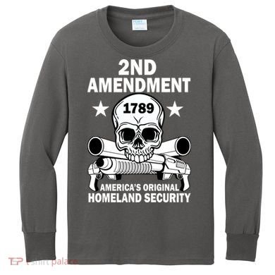 2nd Amendment 1789 Kids Long Sleeve Shirt