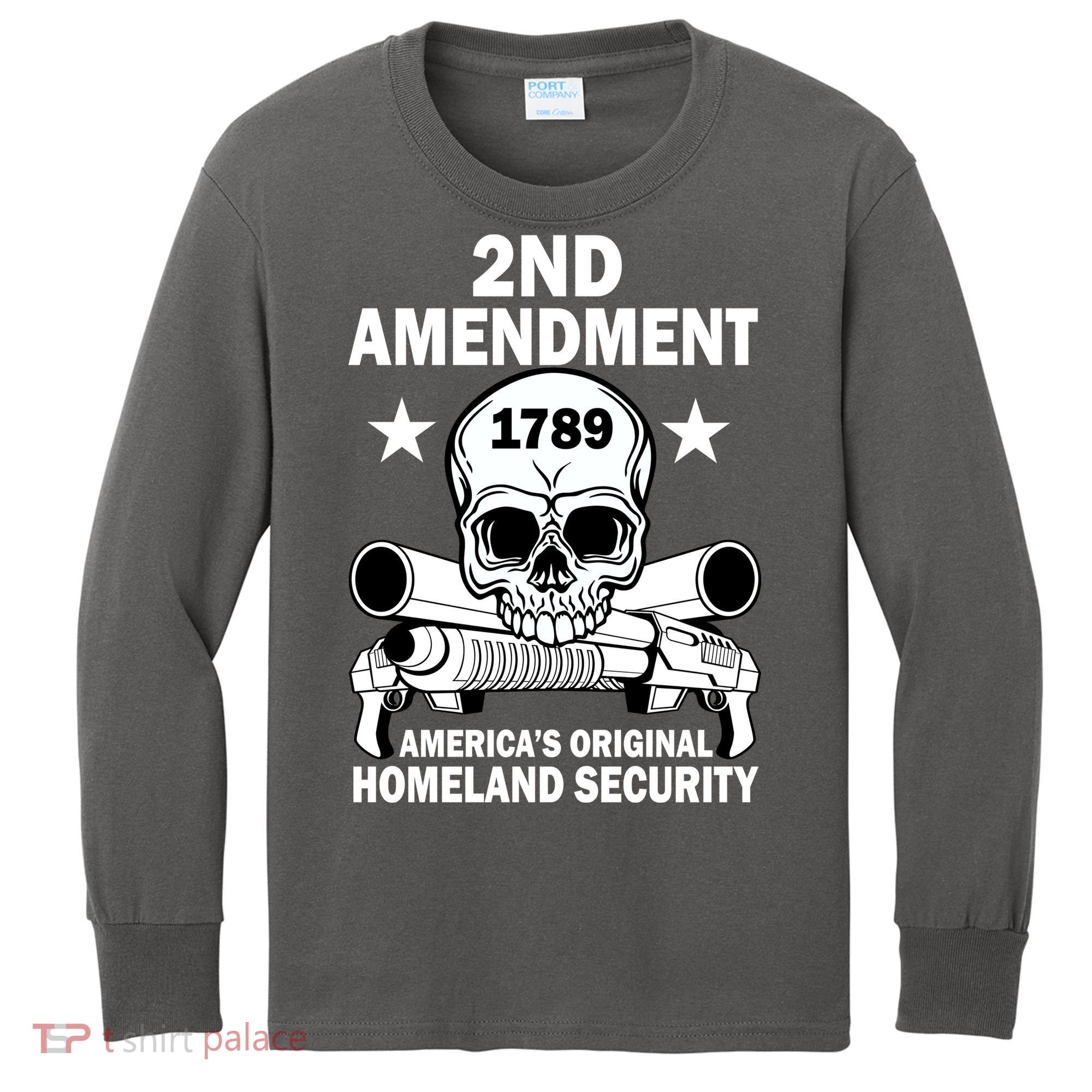 2nd Amendment 1789 Kids Long Sleeve Shirt