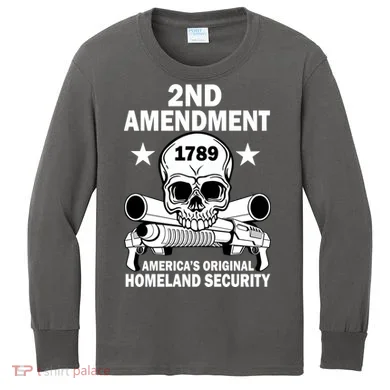 2nd Amendment 1789 Kids Long Sleeve Shirt
