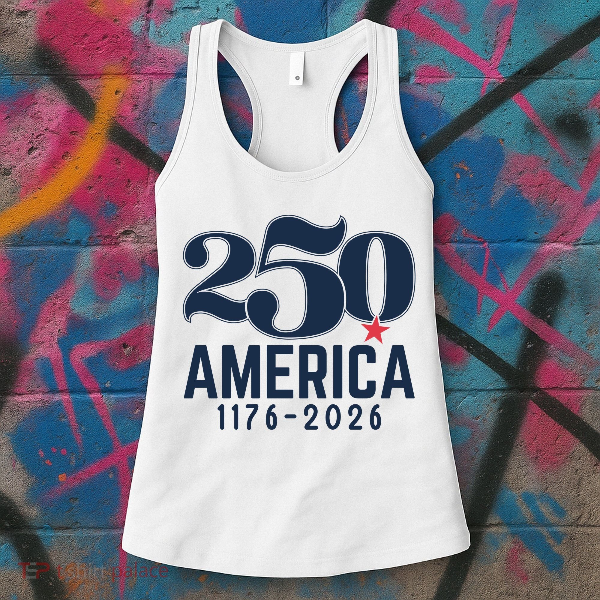250 America 1776-2026 Women's Tank Top