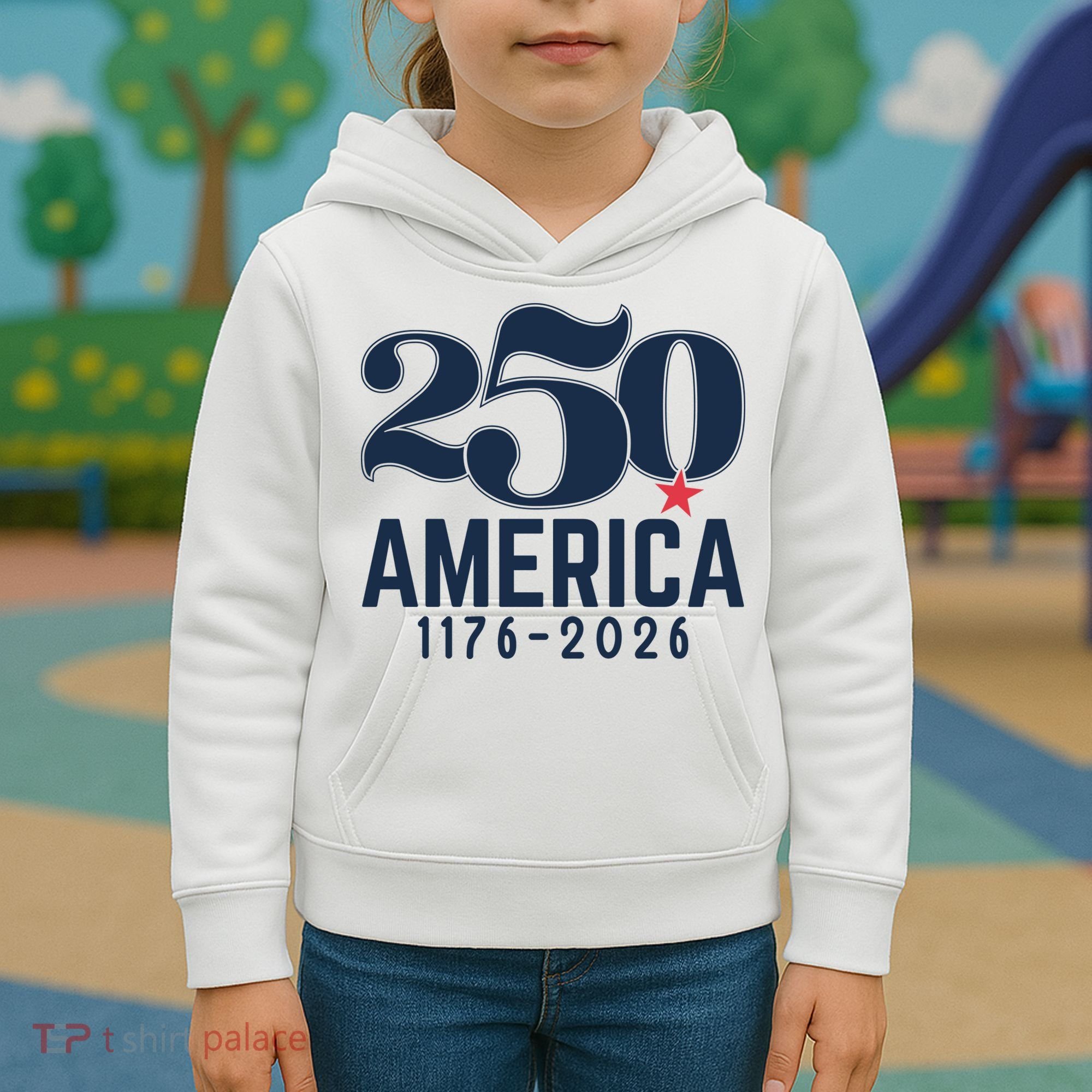 250 America 1776-2026 Kids Hoodie