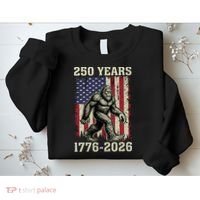 250th Anniversary 1776-2026 Big Foot USA 250 Years Sweatshirt thumb 2