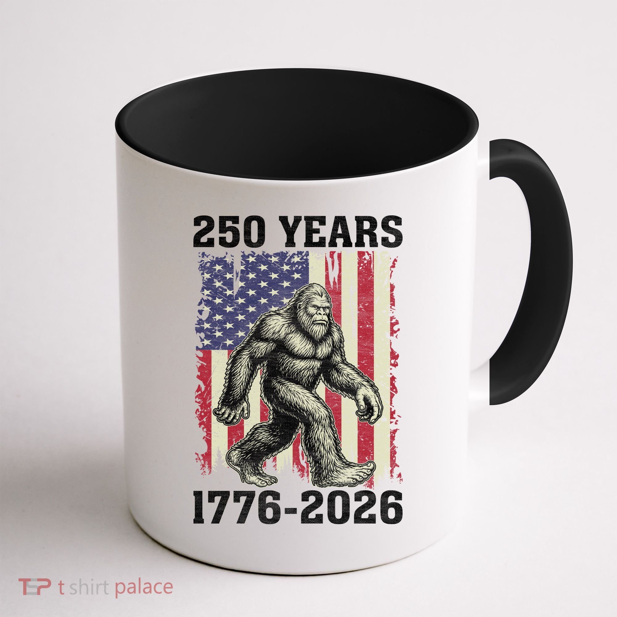 250th Anniversary 1776-2026 Big Foot USA 250 Years Coffee Mug
