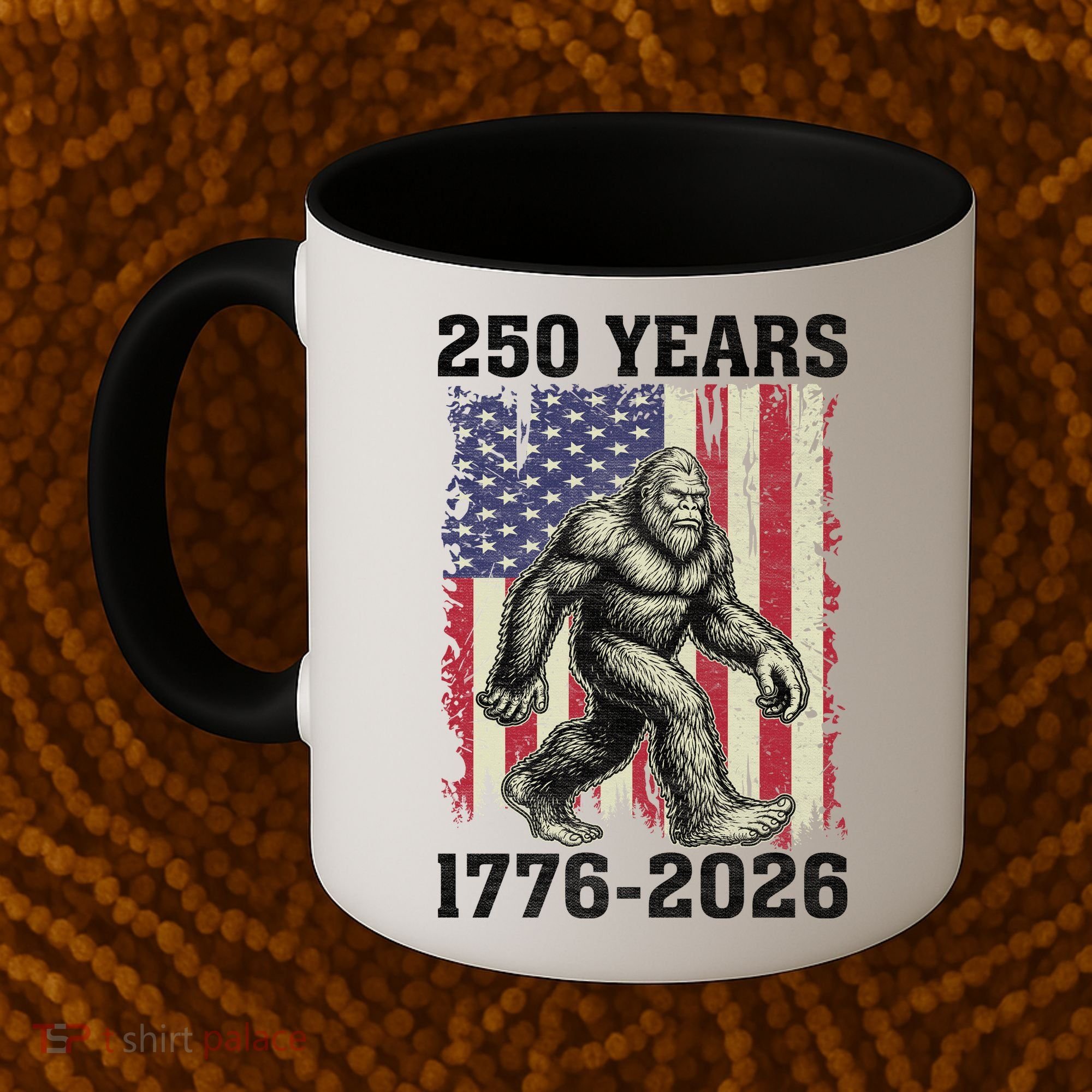 250th Anniversary 1776-2026 Big Foot USA 250 Years Coffee Mug