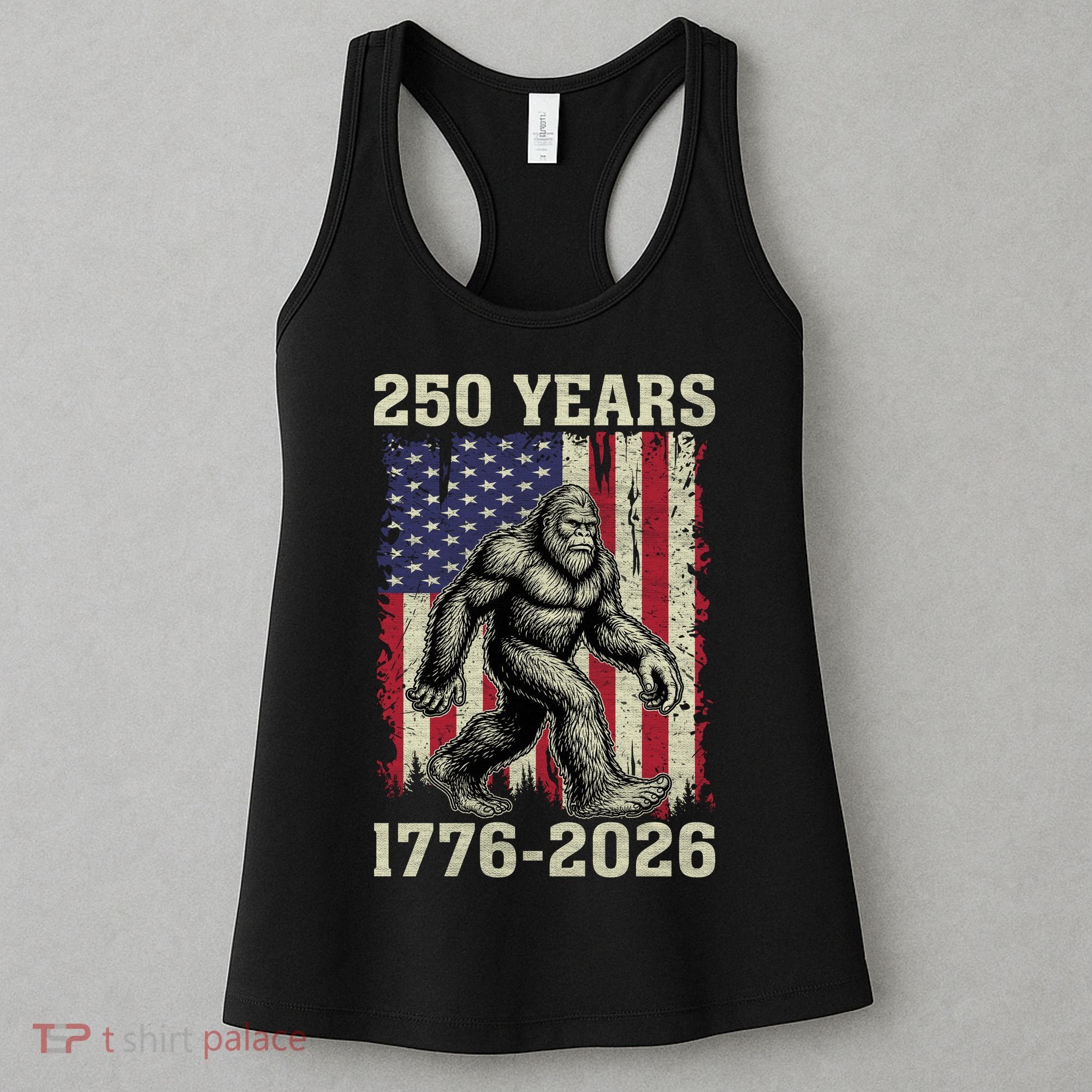 250th Anniversary 1776-2026 Big Foot USA 250 Years Women's Tank Top