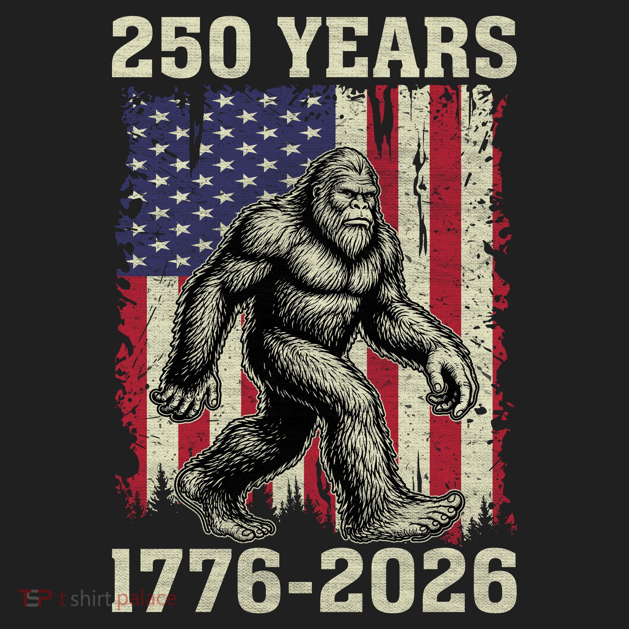 250th Anniversary 1776-2026 Big Foot USA 250 Years Hat