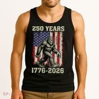 250th Anniversary 1776-2026 Big Foot USA 250 Years Tank Top thumb 3