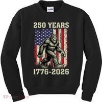 250th Anniversary 1776-2026 Big Foot USA 250 Years Kids Sweatshirt thumb 0