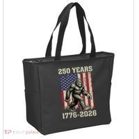 250th Anniversary 1776-2026 Big Foot USA 250 Years Tote Bag thumb 2
