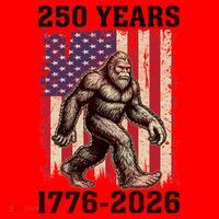 250th Anniversary 1776-2026 Big Foot USA 250 Years Santa Hat thumb 1
