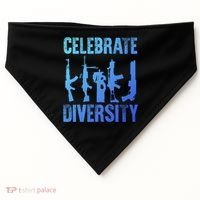 2Nd Adt 2A Pro Guns Celebrate Diversity Cool Gift USA-Made Doggie Bandana thumb 0