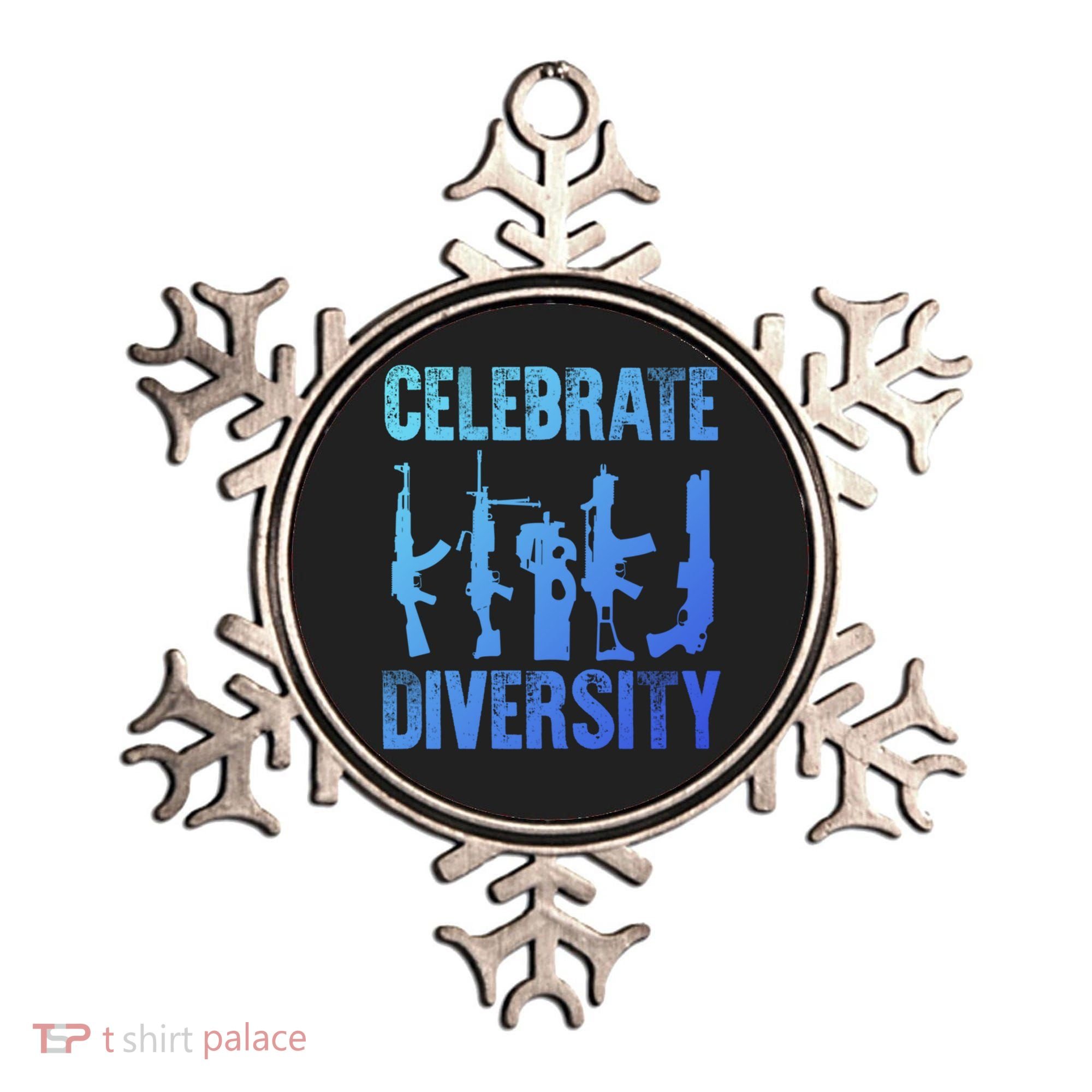 2Nd Adt 2A Pro Guns Celebrate Diversity Cool Gift Ornament