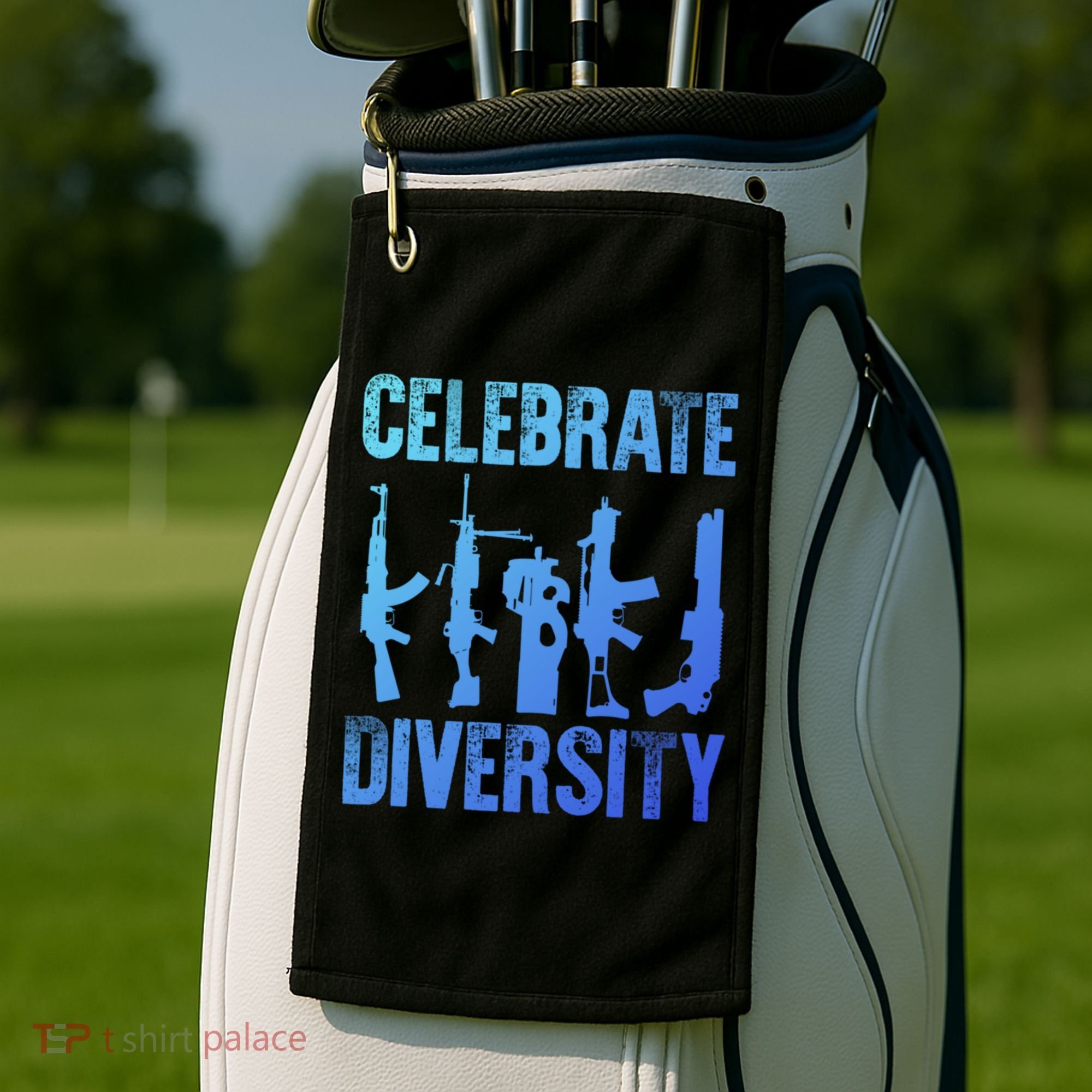 2Nd Adt 2A Pro Guns Celebrate Diversity Cool Gift Golf Towel