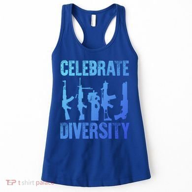 2Nd Adt 2A Pro Guns Celebrate Diversity Cool Gift Women's Tank Top