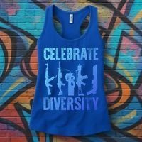 2Nd Adt 2A Pro Guns Celebrate Diversity Cool Gift Women's Tank Top thumb 3