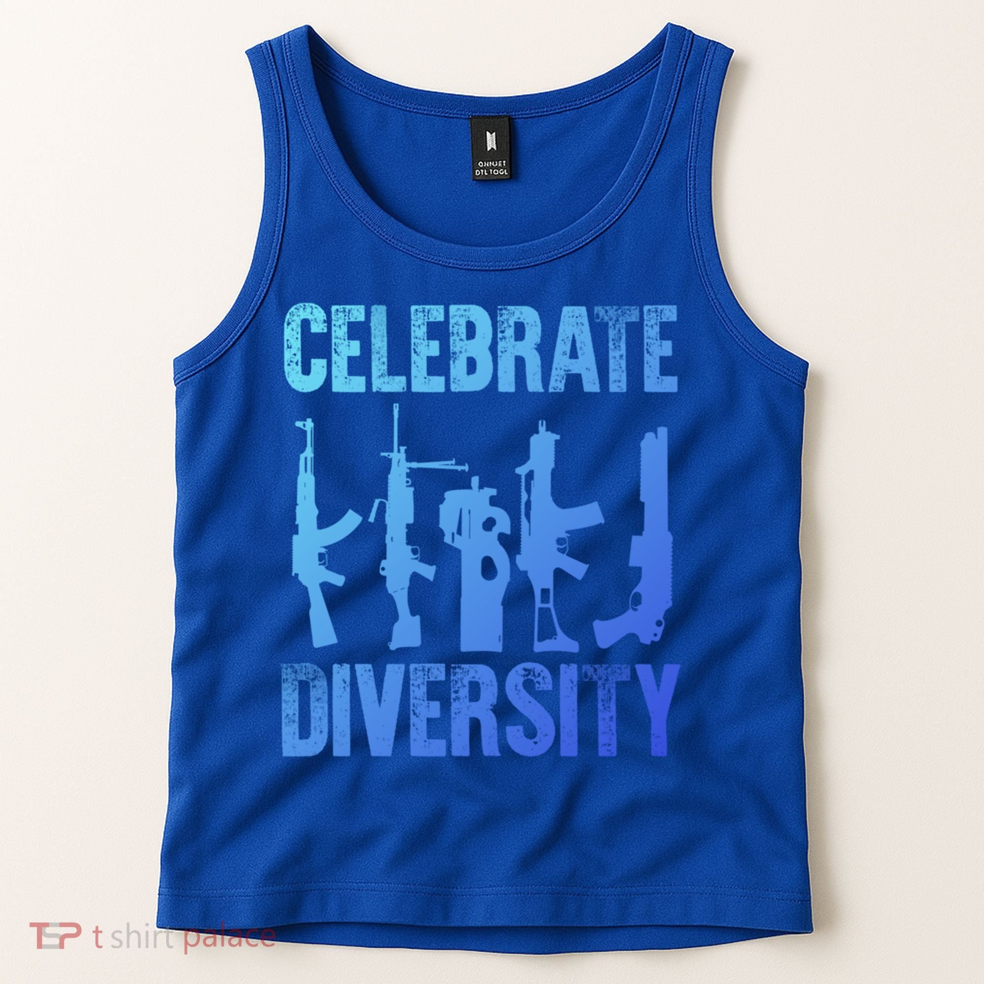 2Nd Adt 2A Pro Guns Celebrate Diversity Cool Gift Tank Top