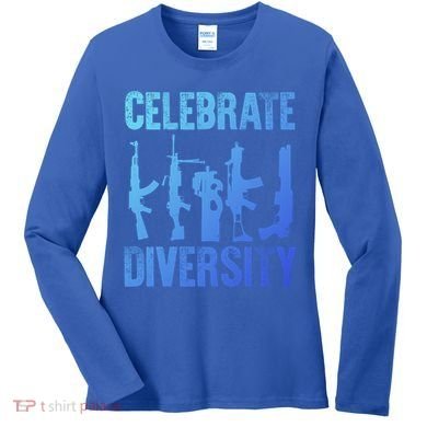 2Nd Adt 2A Pro Guns Celebrate Diversity Cool Gift Women's Long Sleeve Shirt