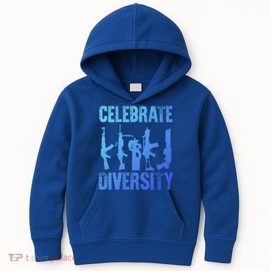 2Nd Adt 2A Pro Guns Celebrate Diversity Cool Gift Kids Hoodie