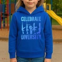 2Nd Adt 2A Pro Guns Celebrate Diversity Cool Gift Kids Hoodie thumb 3