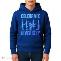 2Nd Adt 2A Pro Guns Celebrate Diversity Cool Gift Kids Hoodie thumb 4