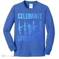 2Nd Adt 2A Pro Guns Celebrate Diversity Cool Gift Kids Long Sleeve Shirt thumb 0