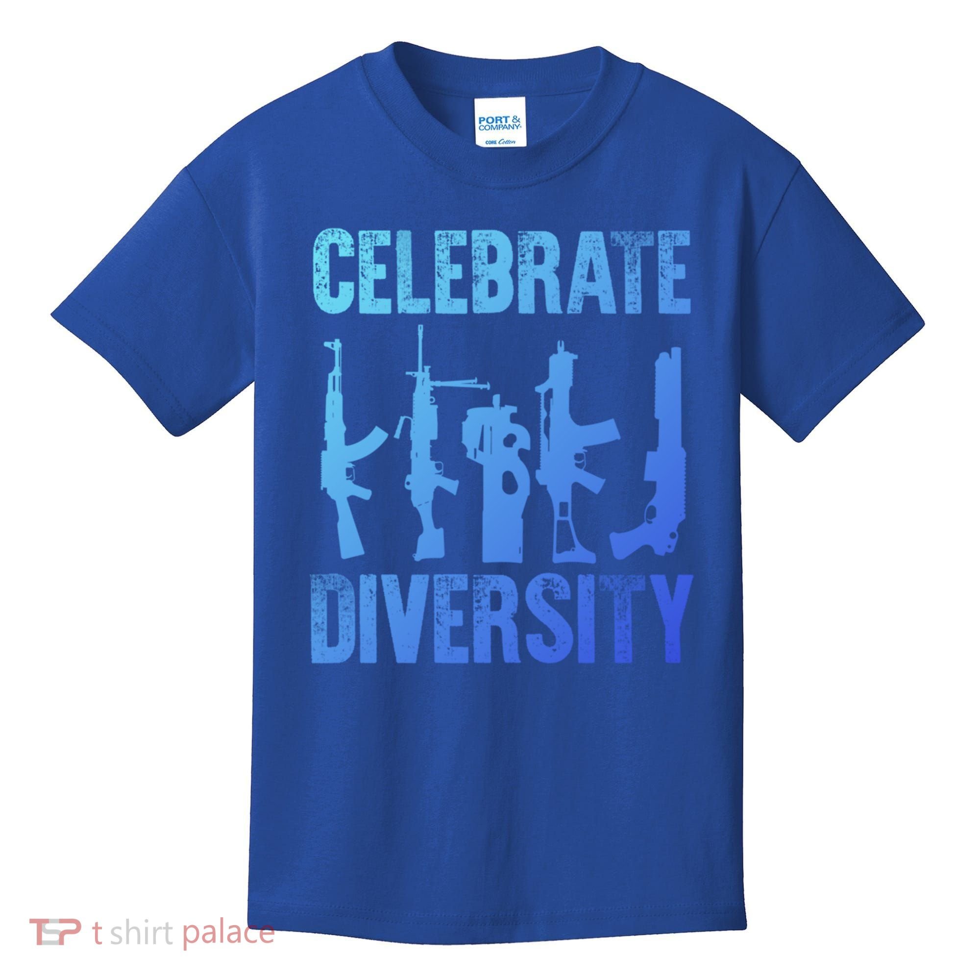 2Nd Adt 2A Pro Guns Celebrate Diversity Cool Gift Kids T-Shirt