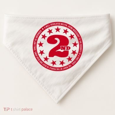 2ND AMENDMENT 2.0 USA-Made Doggie Bandana
