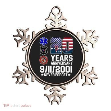 20th Anniversary 9/11/2001 Never Forget 911 Ornament